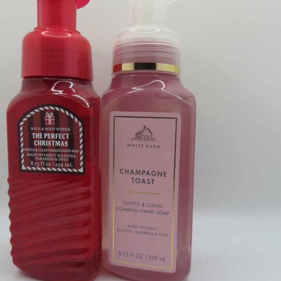 Bath & Body Works Champagne Toast & The Perfect Christmas foaming hand Soap - Picture 3 of 7
